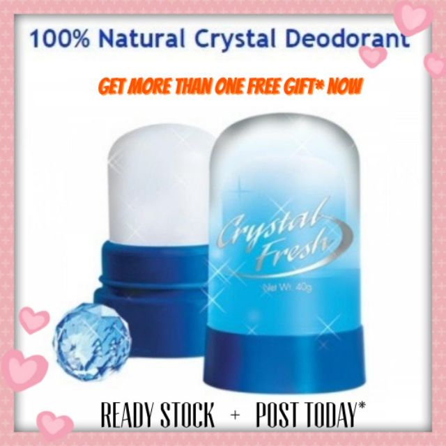 Crystal Fresh Deodorant 40g Shopee Malaysia
