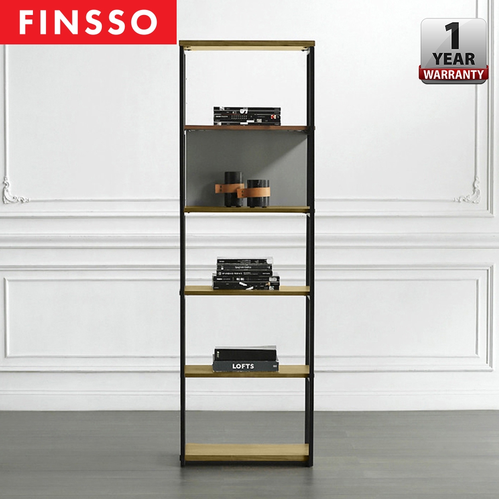 FINSSO : ROMERO Multi Layer Modern Industrial Style Wall Storage Iron Shelf Divider