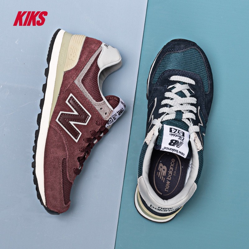 womens new balance 574 maroon