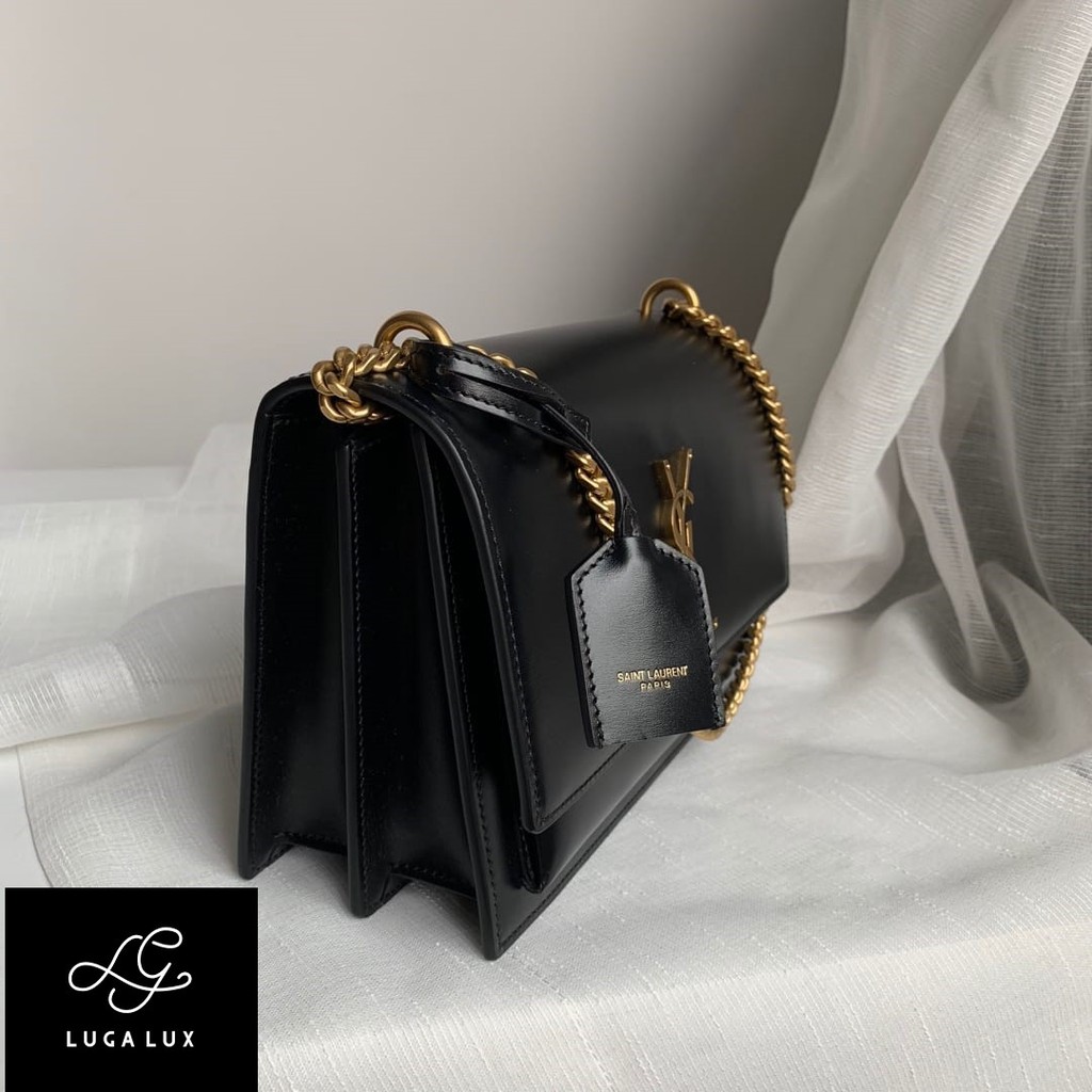 Ysl Yves Saint Laurent Medium Sunset Shoulder Bag ( Authentic Product) |  Shopee Malaysia
