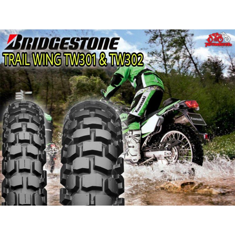 Bridgestone Tyre Tw301 Tw302 Trail On Off Shopee Malaysia