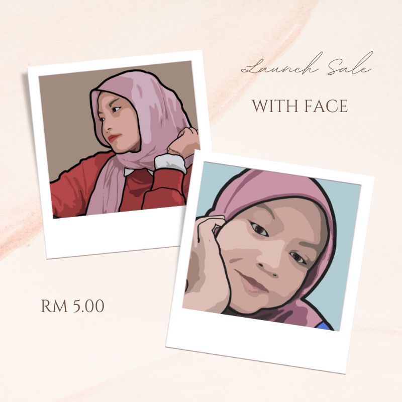 Potret Drawing (Custom) | Shopee Malaysia