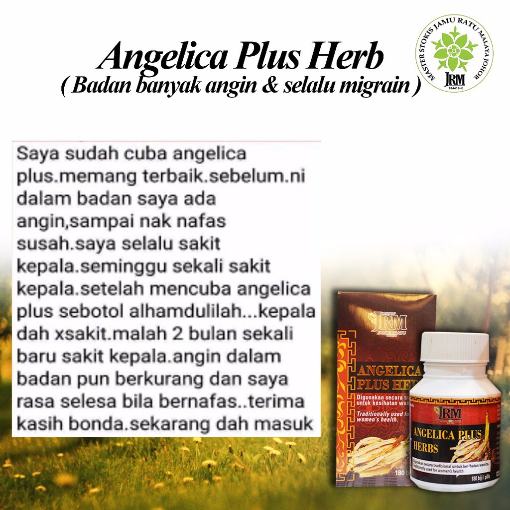 Angelica Plus Herbs Jamu Ratu Malaya Shopee Malaysia