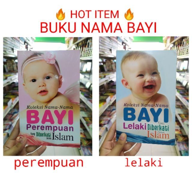 Buku Nama Bayi Lelaki Dan Perempuan Koleksi Nama2 Bayi Diberkati Islam Readystok Shopee Malaysia