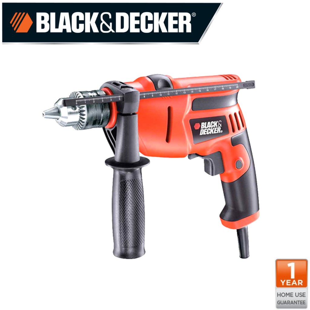 BLACK & DECKER 710W CORDED HAMMER DRILL KR704REK Shopee Malaysia