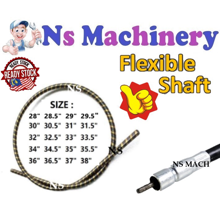 Mesin Rumput Flexible Shaft/Brush Cutter Flexible Shaft (Cable Shaft