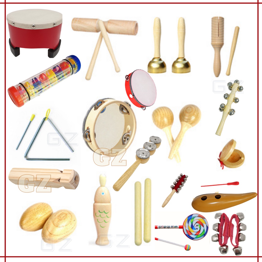 Orff Instruments Natural Wooden Percussion Instruments Toy For Kids