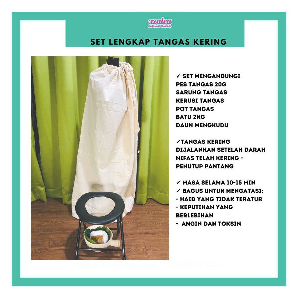 SET TANGAS KERING / SET TANGAS BASAH by Azalea Confinement Essentials