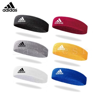 READY STOCK Swoosh Adidas headband sport hairband male sweat-absorbent fitness net basketball Yoga outdoor head band 發箍