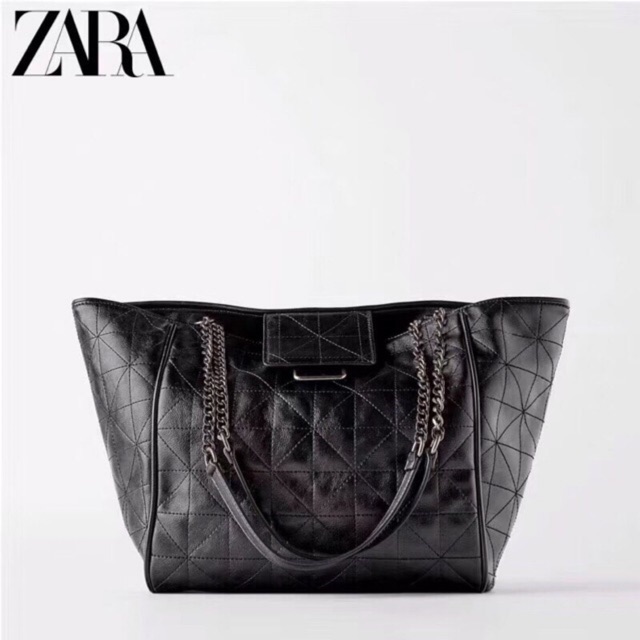 zara black shoulder bag