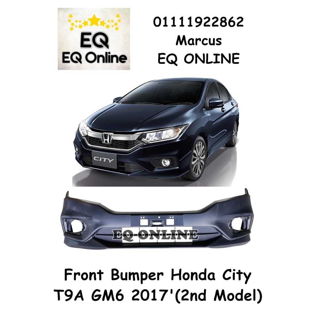 Honda City T9a Gm6 2017 2nd Model Front Bumper Pp Plastic Malaysia Bumper Depan Shopee Malaysia