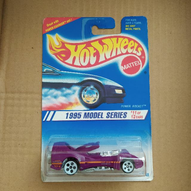 Hot Wheels Power Rocket 1995 Older Blue Card Shopee Malaysia