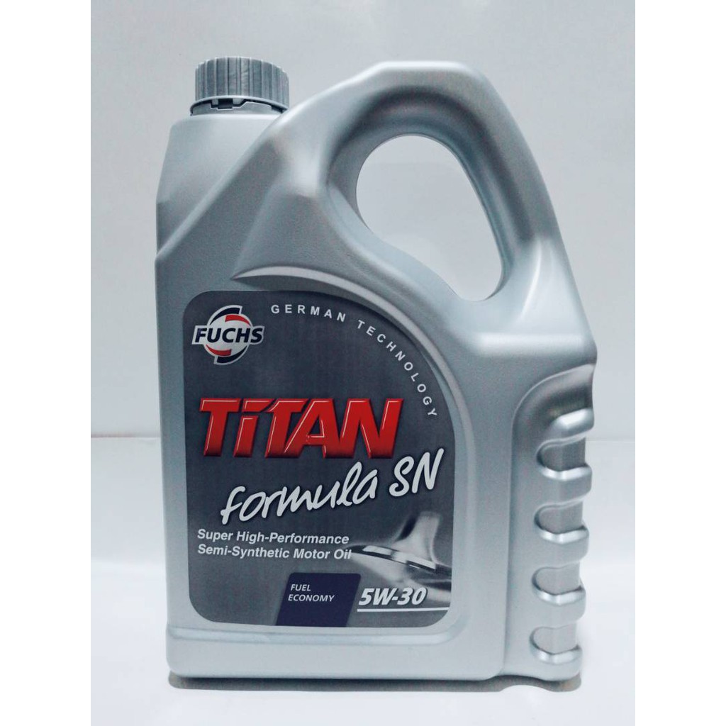 FUCHS TITAN FORMULA SN SAE 5W30 4L SEMI SYNTHETIC GERMAN 