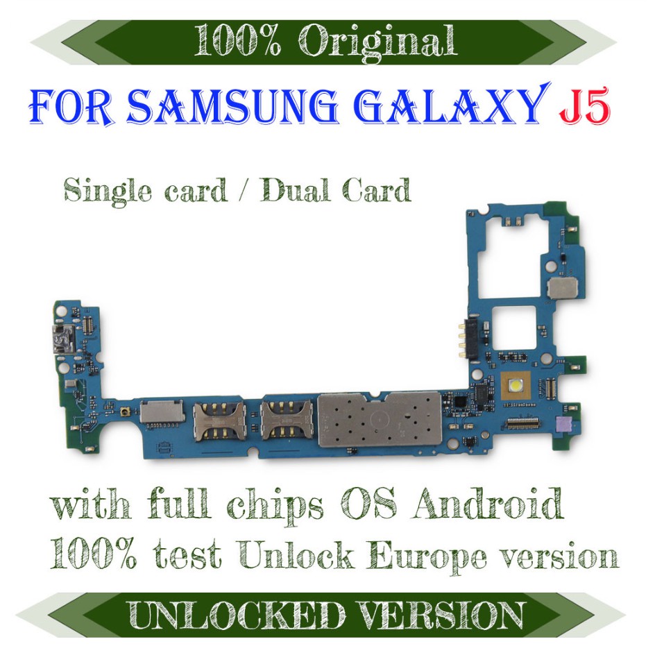 Unlocked Mb For Samsung Galaxy J3 2015 J320fd J3 2017 J330fd J5 2015 J500fd J5 2016 J510fd J5 2017 J530fd Motherboard Single Dual Sim With Chips Logic Board Android Os J320fd J330fd