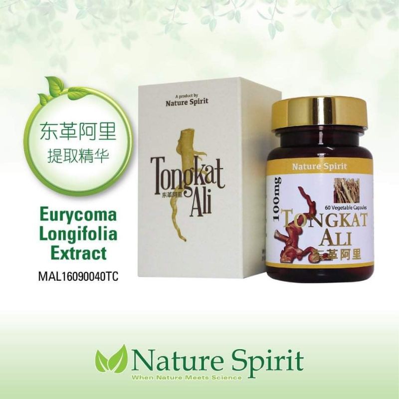 Nature Spirit Tongkat Ali Extract 60 Vege Capsules