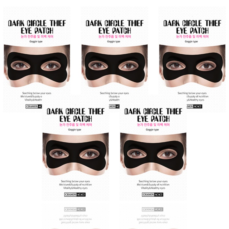 Chamos Acaci Dark Circle removal eye mask set of 5 pcs Shopee