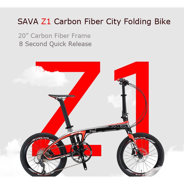 sava carbon folding bike