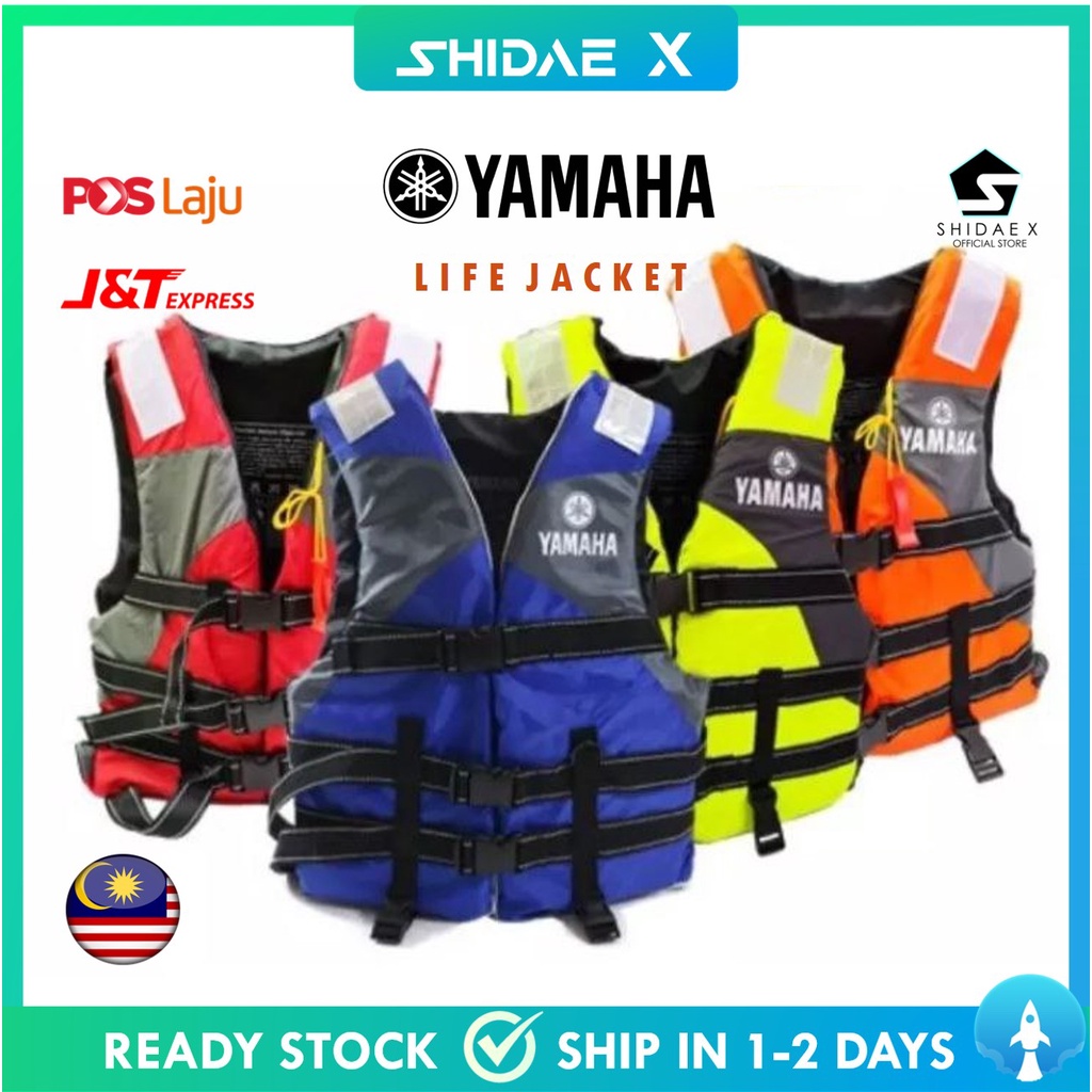 Yamaha Life Vest Jacket High End Quality Kids Adults Marine Safety Outdoor Water Sport Fishing Swimming Boating