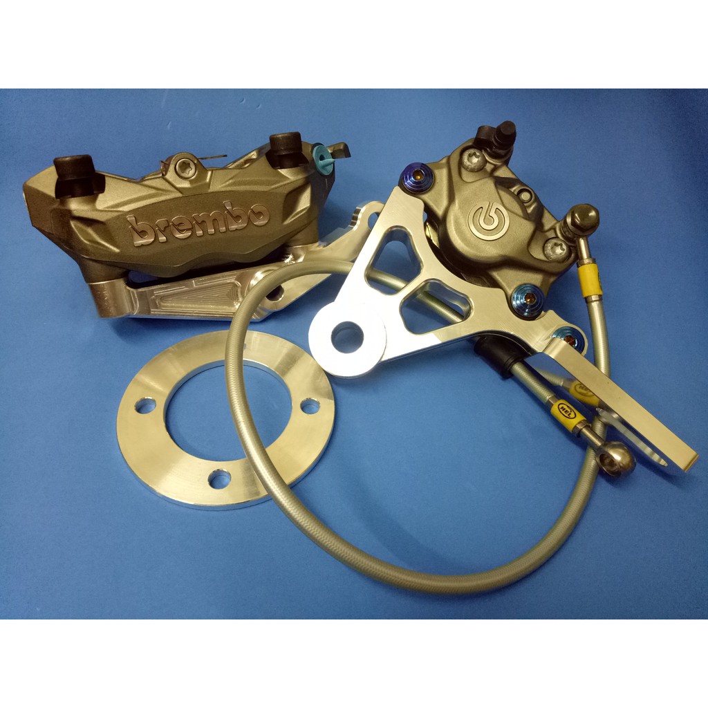 Original brembo k50 front / p34 rear caliper with hel brake hose Y15zr