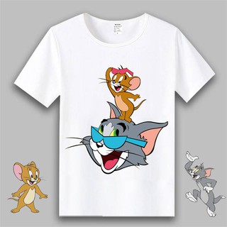 kartun lelaki T-shirt anime 2020 musim panas kartun anime kucing 