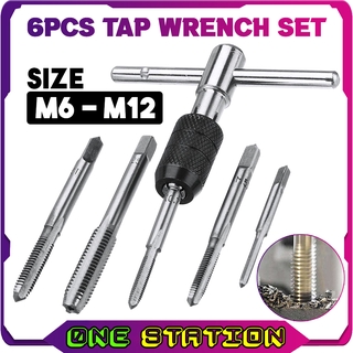 Tool buat trip skru 6Pcs Tap Wrench Set M6 M7 M8 M10 M12 Metric Screw ...