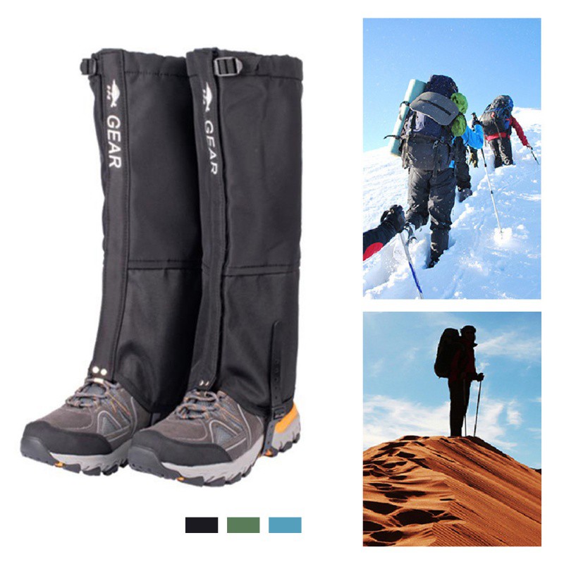 CocoRun Waterproof Ski Cover Mountaineering Outdoor Hiking Foot Shoe Snow Sand-Proof Desert Equipment Legging Protective Windproof