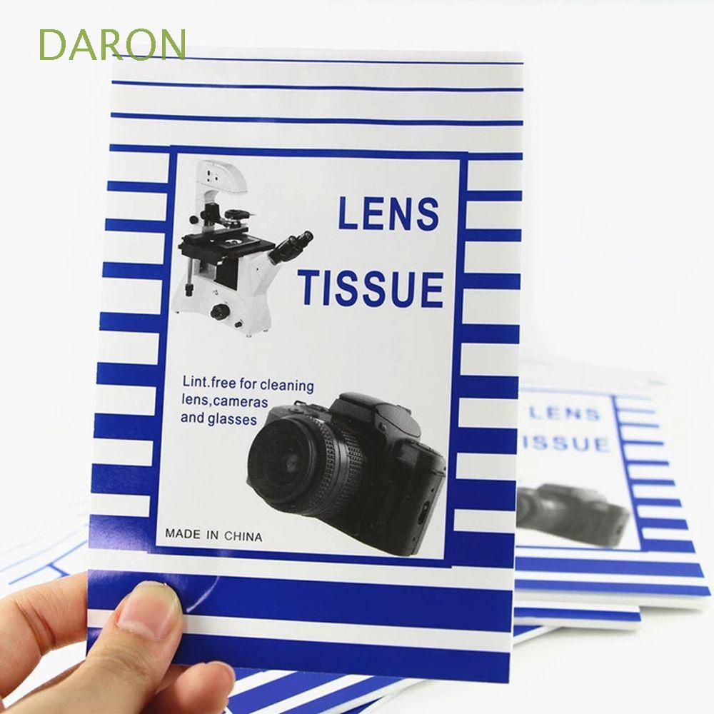 DARON Cleaning Tool Camera Lens Tissue Microscope Camera Filter Tissue Lens Cleaning Paper Accessories Camera Cleaning Kit Digital Camera Dust-free For Screen 50 Sheets Wipes Booklet/Multicolor