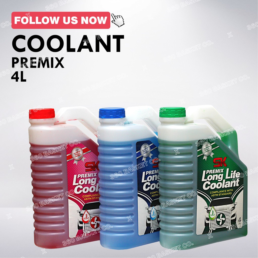 SK PREMIX LONGLIFE COOLANT (4L) RED GREEN BLUE | Shopee Malaysia