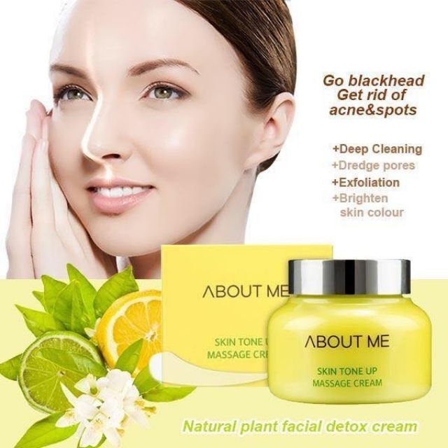 About Me Skin Tone Up Massage Cream 150ml Shopee Malaysia 