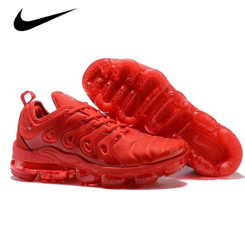 nike air vapormax plus tn triple red shoe