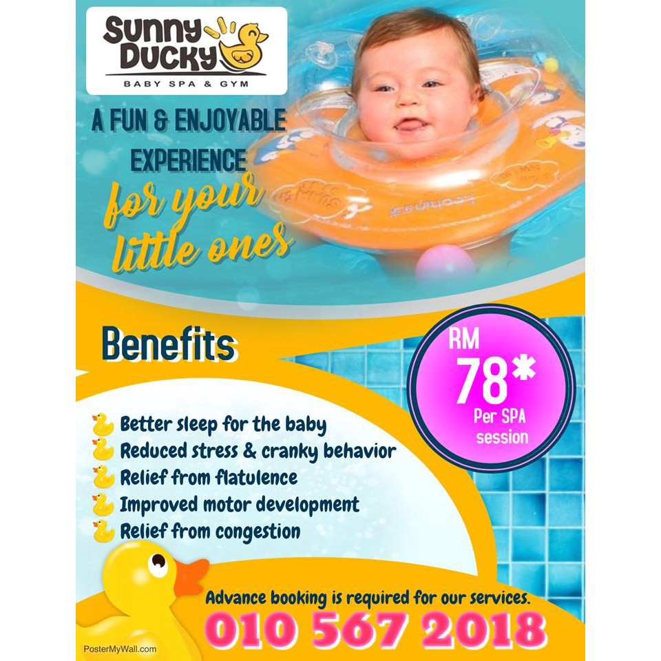 sunny ducky baby spa & gym
