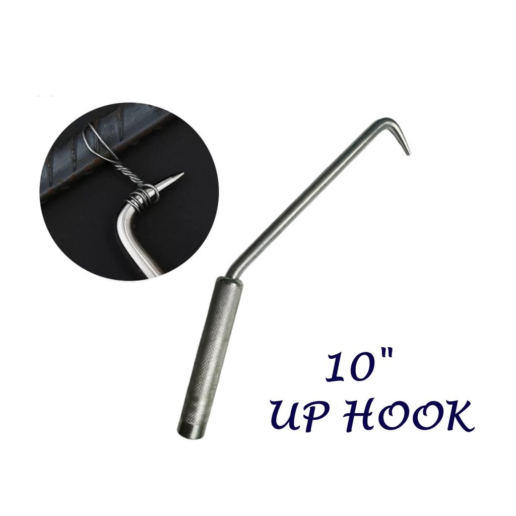 10” Reinforcing Bar Tying-Up Hook Rebar Wire Tie Tool Lena | Shopee ...