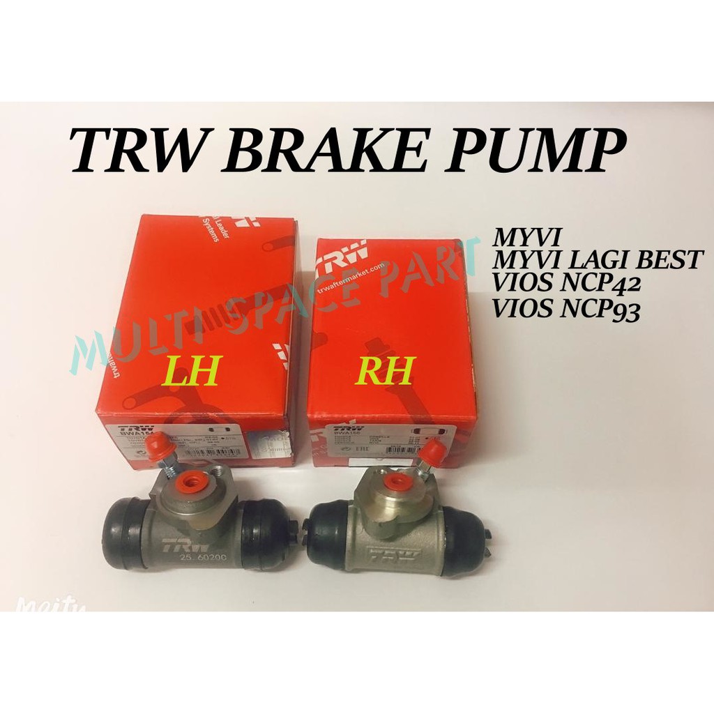 BRAKE PUMP TRW BRAND REAR PERODUA MYVI , MYVI LAGI BEST 