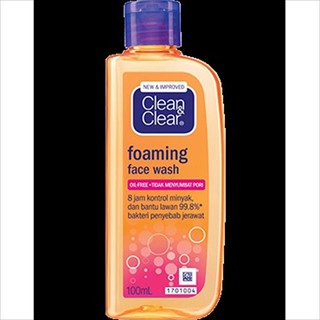 clean and clear face wash 100ml