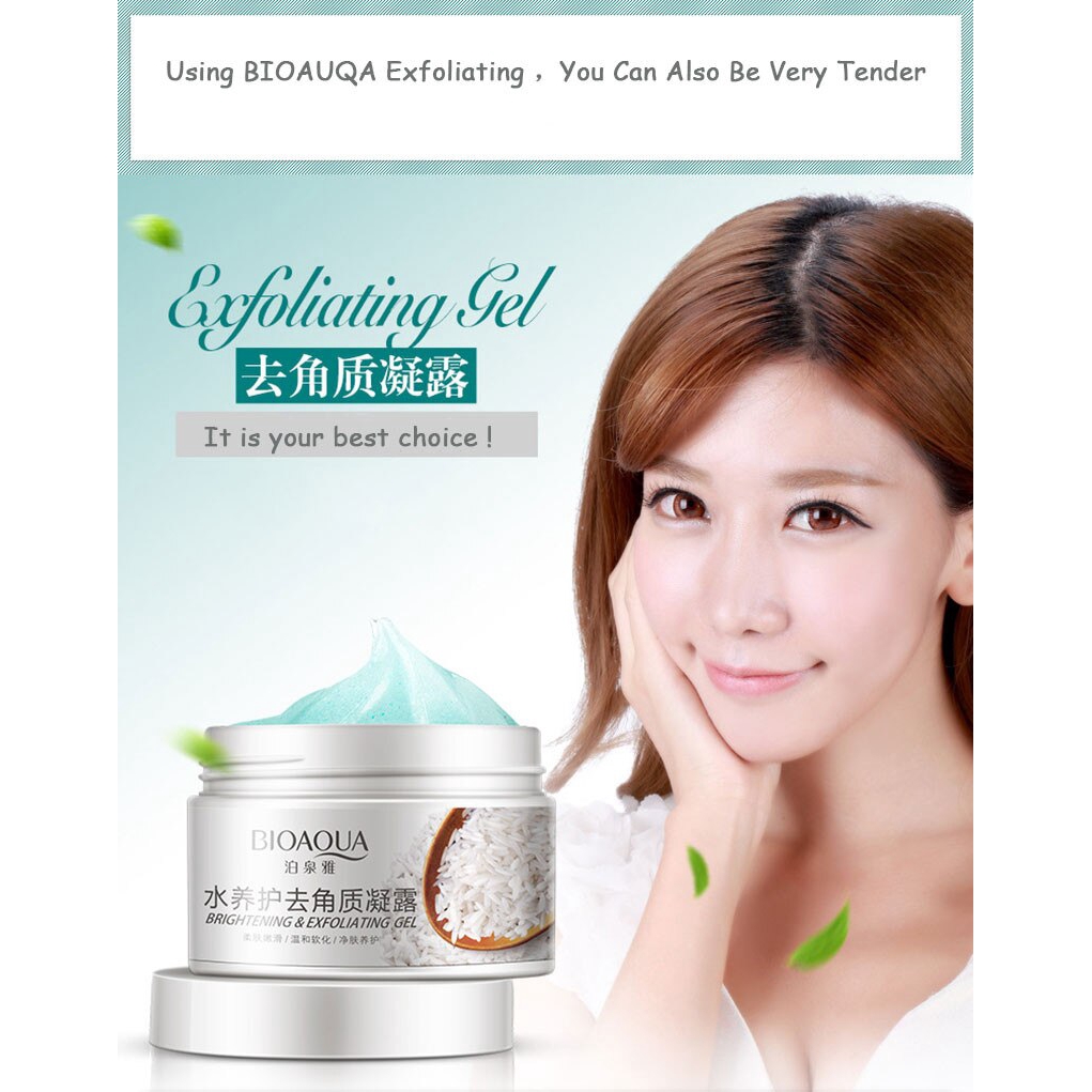 BIOAQUA Deep Exfoliator Gel Scrub Smooth Moisturizing Skin Care 140g