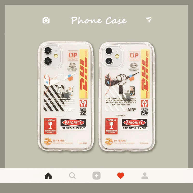 Cool Apple Iphone 12 Case 12 Mini Iphone 11 Pro 6 7 8 Plus Xr Xs Max Hot Brand Off White Nike Dhl Phone Case Transparent Cover Ins Style Casing Shopee Malaysia