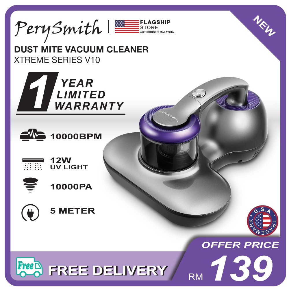 [FLAGSHIP STORE] PerySmith 700W Dust Mite Vacuum Cleaner XTREME Series ...