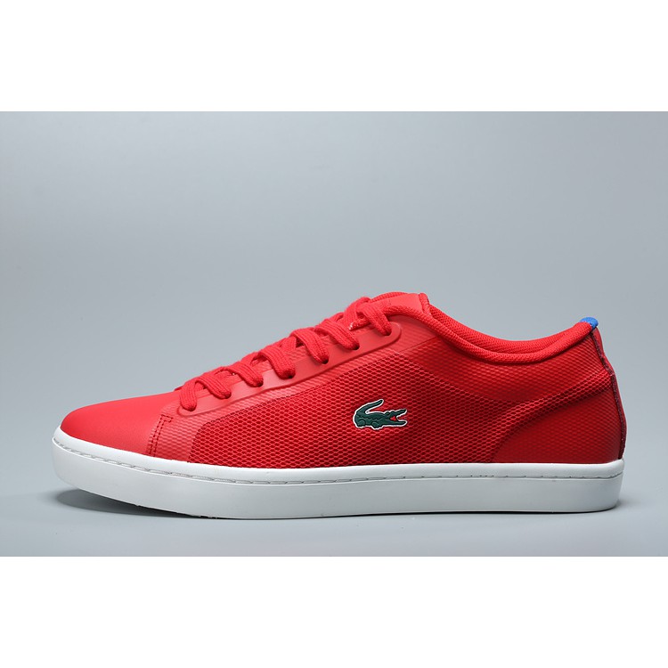 lacoste shoes red