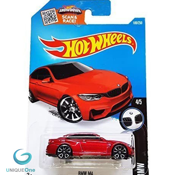 Hot Wheels, BMW Series, BMW M4 [Maroon] Die-Cast Vehicle #189/250 by ...