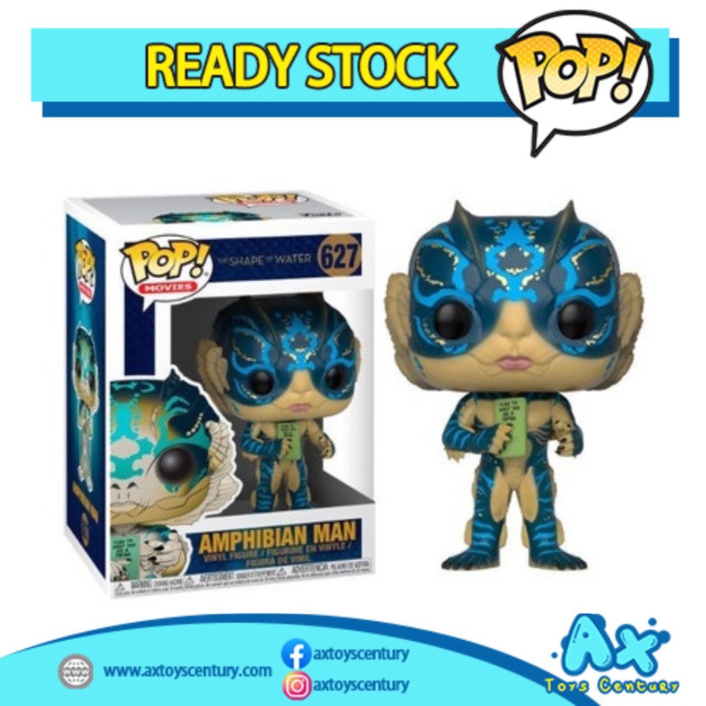 Funko Pop! Movies: The Shape of Water - Amphibian Man #627 100% Genuine