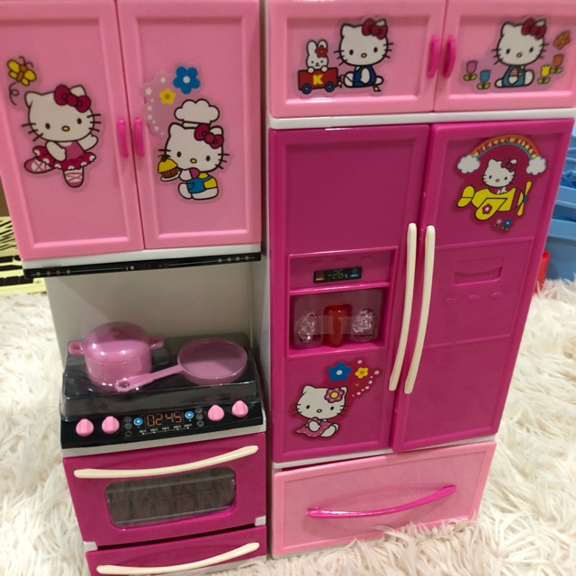 Hello Kitty Pretend Play Kitchen Set READY STOCK Hello Kitty Pretend Play Kitchen Set READY STOCK