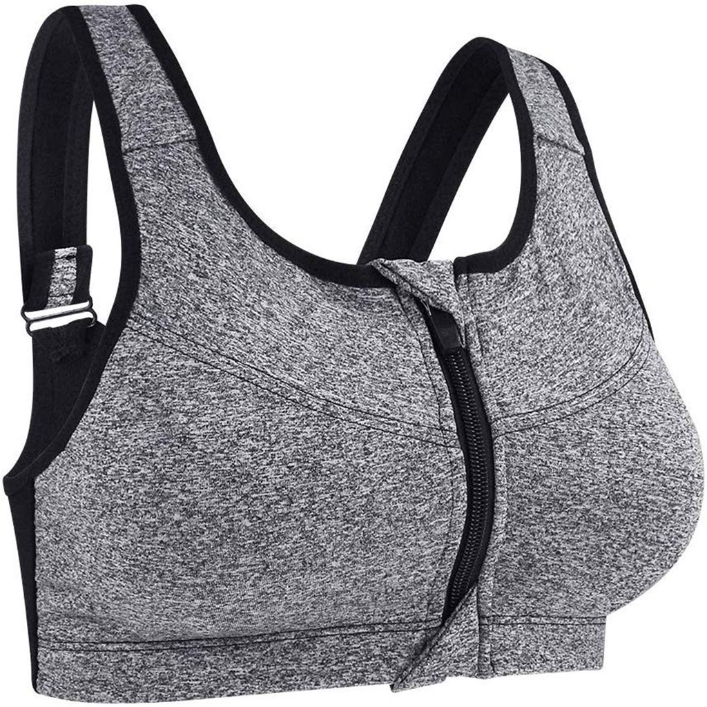 front closure wireless sports bra