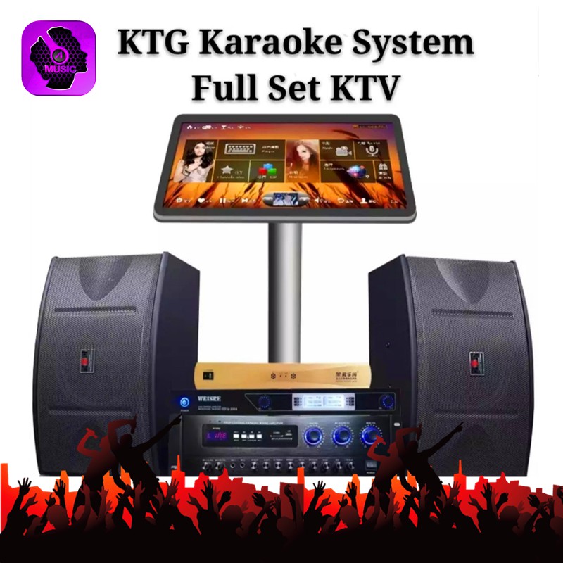 Karaoke System Ktg Full Set Karaoke System Shopee Malaysia