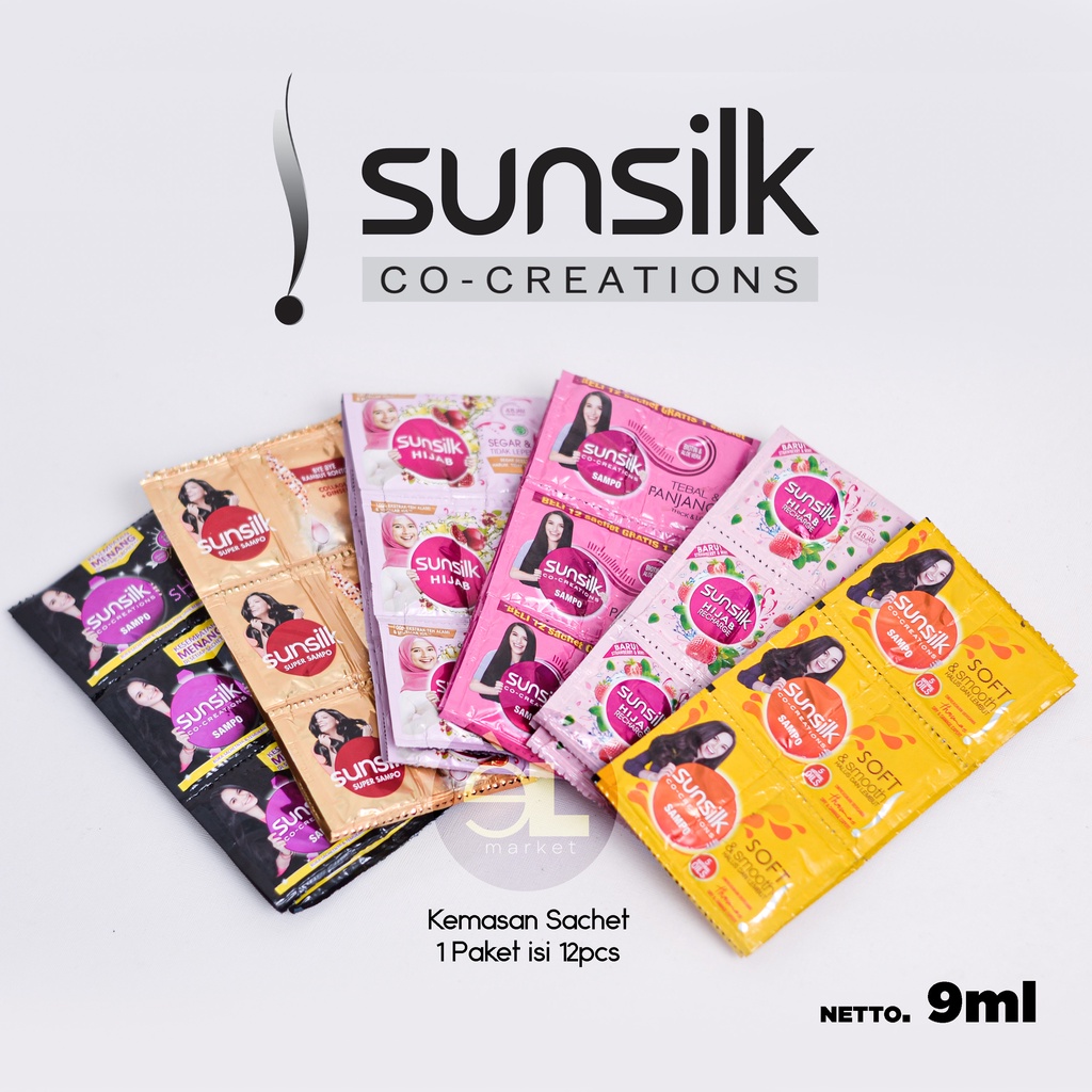 SAMPO Sunsilk Sachet Shampoo Packaging 9ml Fill 12pcs | Shopee Malaysia