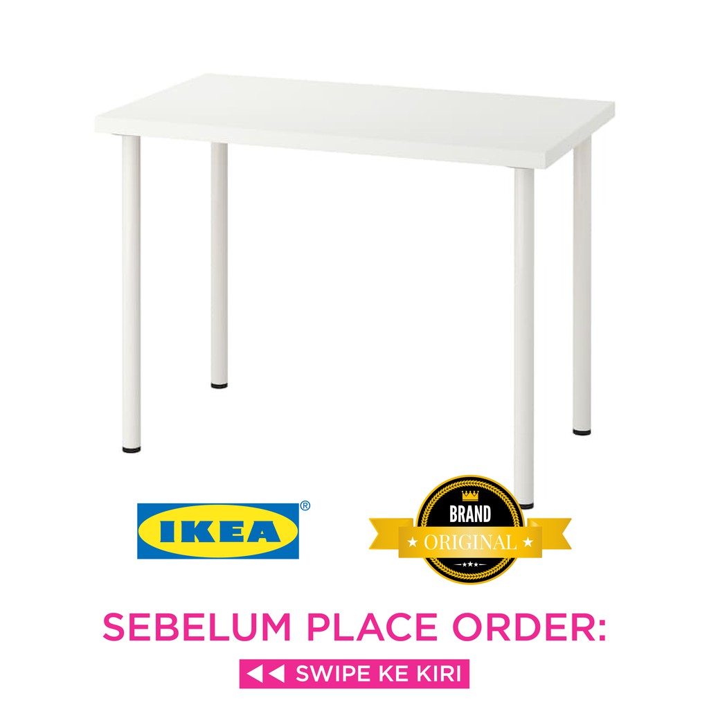 LINNMON TABLE IKEA meja kerja simple & meja belajar murah | Shopee Malaysia