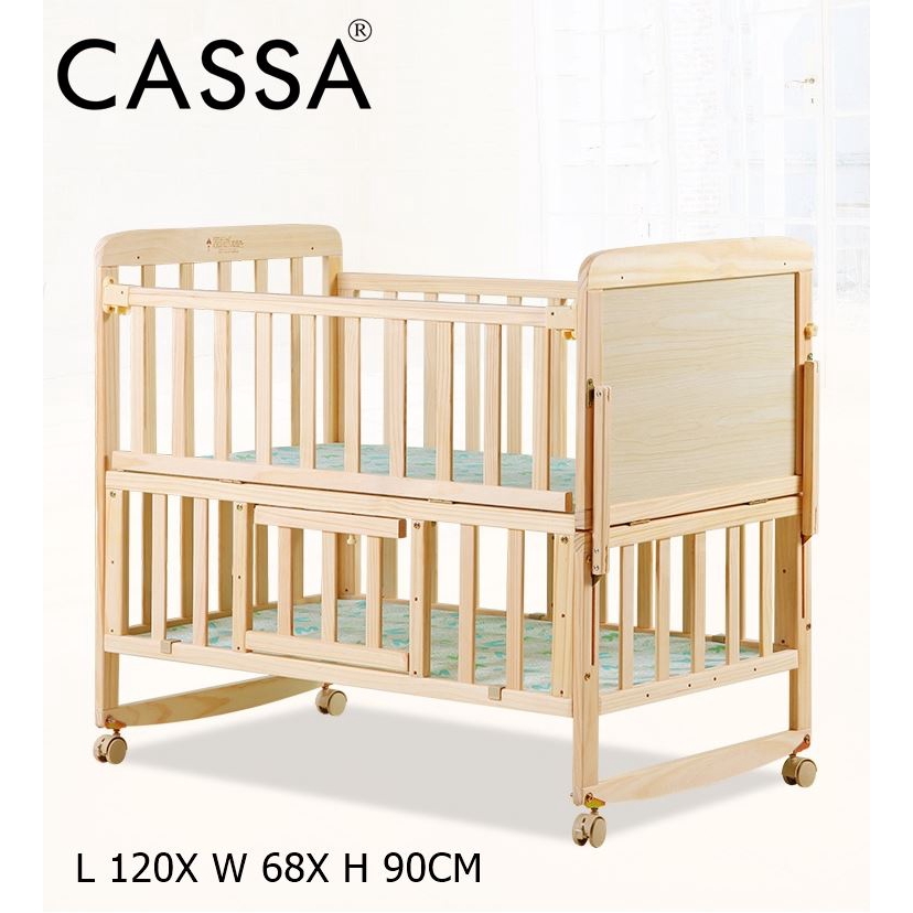 baby cot adjustable