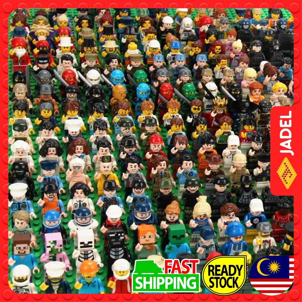 Mini figures Toys Racer Marvel Avenger Super Hero Police Army Officer