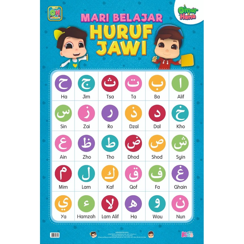 Set Mari Membaca Poster Mari Mengenal Huruf Jawi Shopee Malaysia Porn