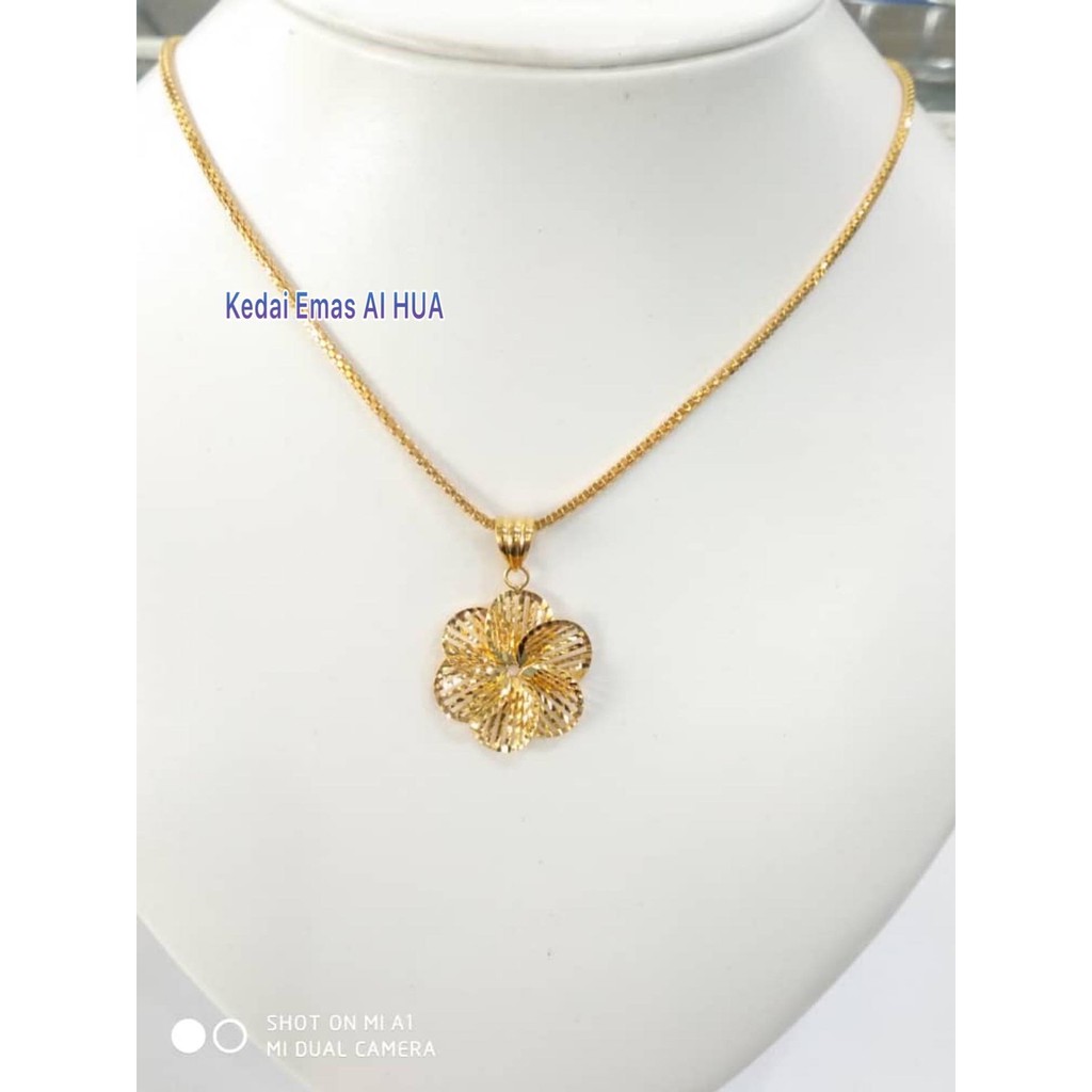 Loket Emas 916 Corak Bunga Hk 5g 2 64gram