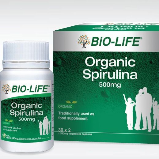 Biolife Organic Spirulina 500mg Capsules 30sx2 Shopee Malaysia